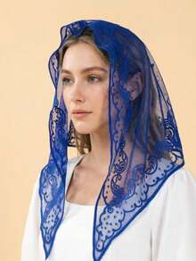 New Triangular Scarf Neck Warmer Muslim Prayer Hijab Breathable Shawl - White - View 9