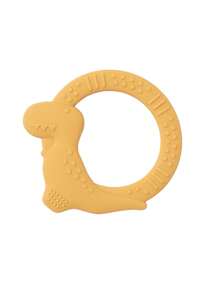 1 pieza Mordedor de silicona para bebé con forma de dinosaurio, adecuado para la dentición, masticación y juego diario de infantes - Multicolor - Ver 27