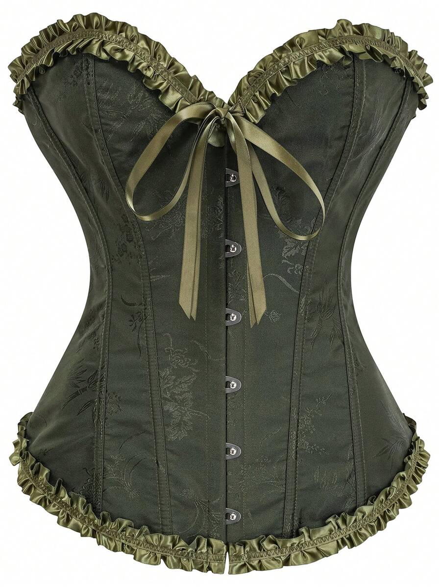 Áo croptop corset thắt dây phía sau họa tiết Intarsia dành cho nữ, thích hợp cho tiệc năm mới, ngày Valentine, các dịp lễ hội, lễ tốt nghiệp và mùa hè.