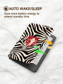 1 chiếc ốp bảo vệ máy tính bảng họa tiết ngựa vằn, tương thích với Kindle Paperwhite 5, Kindle NK 11, 10.2 inch, thế hệ thứ 10, 11 (A16) 2025 (11 inch), Galaxy Tab A8 10.5 inch 2022, chống sốc, có chân đế bảo vệ, hỗ trợ tự động tắt/mở màn hình. - Nhiều màu - Xem 8