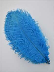 5pcs 12-14 Inch Colorful Artificial Ostrich Feathers, Handmade Crafts, Wedding Decor, Tabletop Centerpiece, Carnival Decoration - 5pcs 30.35cm Ostrich Feathers - View 10