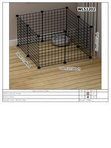 Pet Fence, Dog Isolation Cage, Freely Combinable Indoor Home Use Small/Medium Dog Kennel, Teddy Playpen - Multicolor - View 21