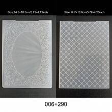 2D Embossed File Folder, Suitable For Card Embossing Machine Template, Handmade Photo Album Paper Craft Decoration DIY Greeting Card Making, Butterfly, Honeycomb, Small Daisy Flower Patterns - DIY Crafts - View 34