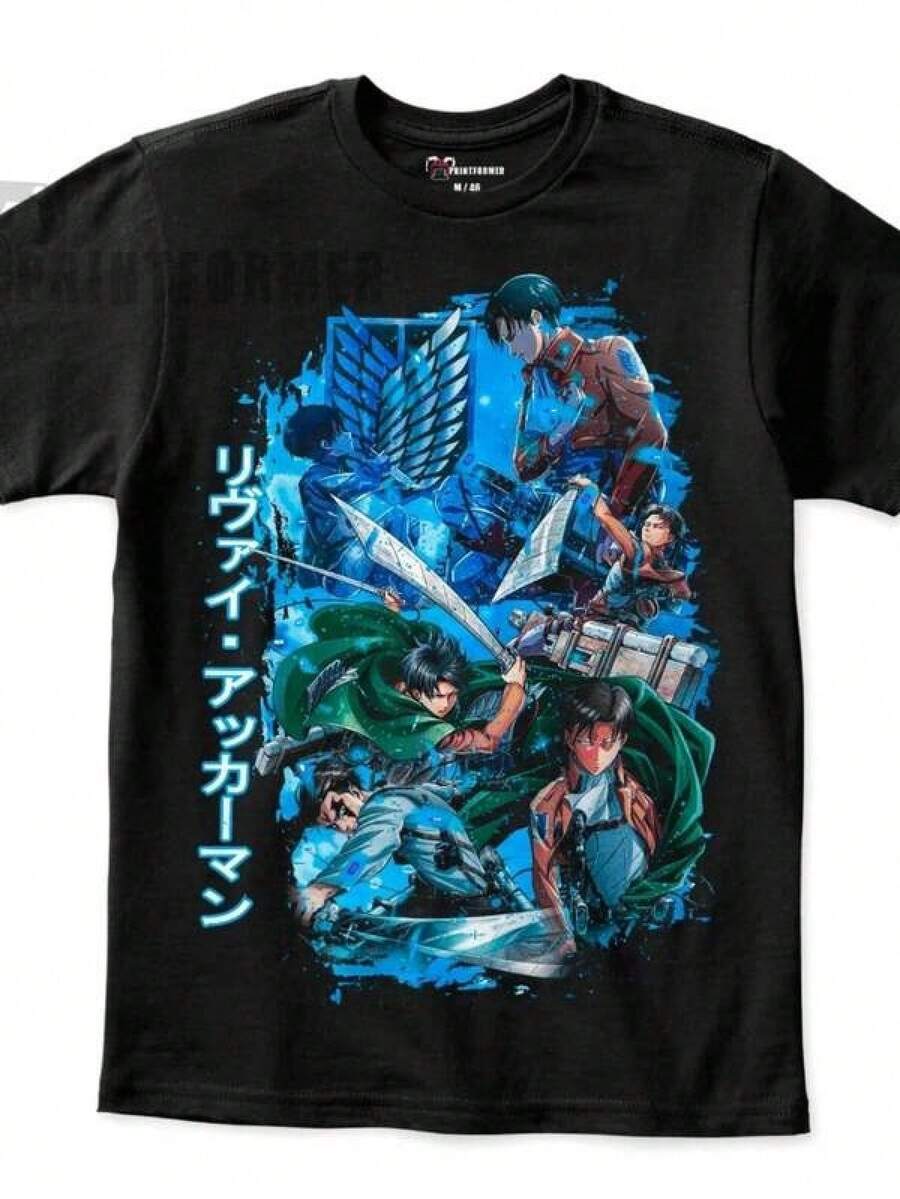 Men Outdoor Tees & Tanks - Black - View 1