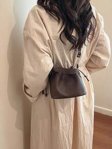 2026 New Stylish Minimalist Cloud Bucket Bag, Fashionable Versatile Handbag, Shoulder Bag For Women - Coffee - View 5