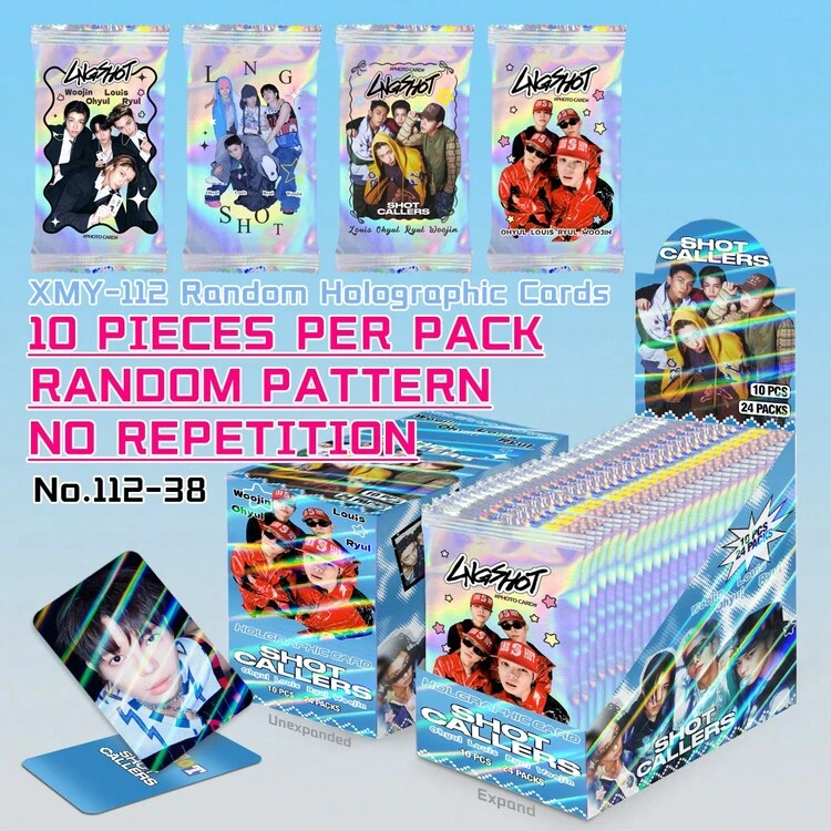 92pcs LNGSHOT, SHOT CALLERS Kpop Photo Cards, Kpop Fan Merchandise