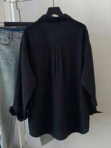 Women Blouses & Shirts - 黑色 - 查看 5