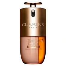 Clarins 雙效精華粉底液 2合1 混合粉底 #L4C (淺色調，強度 4，冷底色) 30ml/1 Oz | 亮澤緞面妝效 | 中至高遮瑕 | 保持肌膚水潤舒適 | 減少細紋與皺紋外觀 - L4C - 查看 1