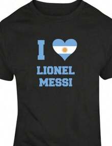 2026 World Cup Graphic Tees, Men's & Women's Argentina FootballJersey Number 10 - Retro Soccer Shirt WithArgentina Flag Design, Soccer Jersey, Teen Summer Clothes, Shirts For Adults & Kids, Family Matching Outfit, Comfort Fit CrewNeck T-Shirt For Training, Fan Apparel & Casual Wear (Machine Washable) - UnisexFor All-Season Use, Adult And Children's Sizes - 黑色9 - 查看 8