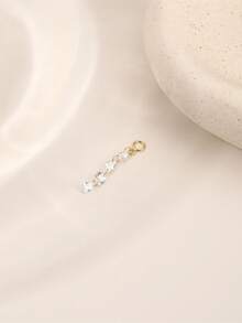 1 chiếc khuyên tai tua rua đơn hàng mạ vàng bạc 925 cao cấp, ít gây dị ứng, thích hợp cho nữ và bé gái đeo hàng ngày, quà tặng Ngày của Mẹ, quà cưới. - Bạc - Xem 2