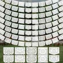 1套-16.4英尺墨西哥派对横幅纸屑横幅墨西哥横幅生日派对装饰 - 查看 1