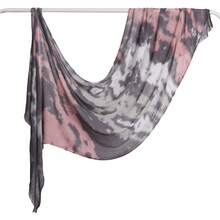 1pc New Linen Gradient Blue Scarf, Vintage Versatile Printed Long Pleated Scarf For Women, Autumn/Winter - Multicolor - View 13