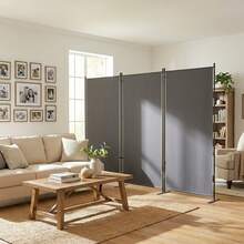 Outsunny Room Dividers - Dark Grey - View 9