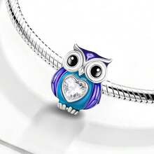 1pc Fashionable Pure Silver Cat & Fish Tank Pendant Beads, Suitable For Women Bracelet/Bangle DIY Jewelry Making And Daily Decoration, Girls Accessories - Beaded 2 - View 8