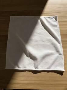 10pcs Reusable Microfiber Cleaning Cloths, Lint-Free White Towels For Kitchen, Car Detailing, And Bathroom Cleaning, Super Absorbent - Multiple Styles - View 3