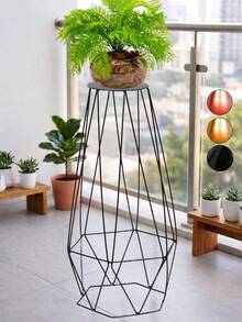 Suporte Tripé Para Vasos Plantas Chão Table Diamante 45cm - Rosa ouro - Visão 6