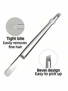 1 Premium Eyebrow Tweezer – Precision Slant-Tip Tweezer For Hair Removal – Angled Tweezer For Eyebrows And Facial Hair – Unisex Facial Grooming & Personal Care Tool - Multicolor - View 3