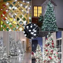 1pc 7m/12m Solar Powered String Lights, 8 Lighting Modes, Suitable For Garden, Yard, Fence, Path, Holiday, Halloween, Tree, Wedding, Party, Lawn, Camping [Solar Powered] - LED String Lights - View 10