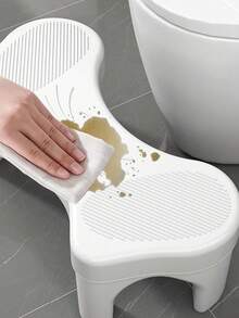 Taburete de baño, taburete de baño reforzado, taburete reposapiés para adultos, taburete de asiento de inodoro, taburete escalonado - Multicolor - Ver 9