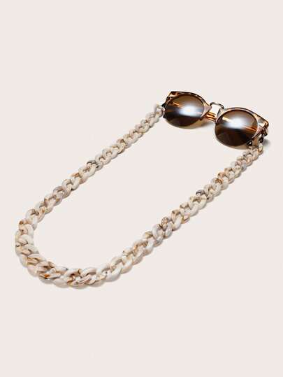 1pc Acrylic Eyeglasses Chain, Elegant & Fashionable, Anti-Slip Glasses Chain For Women