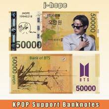 Bộ 10 tờ tiền giả ARIRANG 2026 B/TS Album Support, tiền Won Hàn Quốc giả in hình RM Jin J-Hope Jimin V, thẻ ảnh và thẻ chữ ký idol K-POP ARIRANG Album, kỷ vật SWIM Body To Body, vật phẩm cổ vũ sưu tầm cho ARMY, trang trí sổ lưu niệm, quà tặng sinh nhật lễ hội hoàn hảo cho ARMY & fan K-POP - Nhiều màu - Xem 5