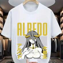 Overlord Ainz T-Shirt Ooal Gown Albedo Overlord Anime Manga Gifts Shirt All Size (1) - màu đen - Xem 8