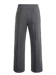 Men's Casual Solid Color Drawstring Waist Sports Pants, All Season, Fall - 咖啡棕 - 查看 11