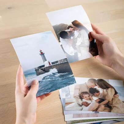 10pcs/15pcs/20pcs/30pcs Custom Photo Printing - 4R-4x6 Inch, 5R-5x7 Inch, Custom Photo Booth Printing, Gifts, Professional Photos, Weddings, Couples, Holidays, Picture Printing, Personalized Couple Photo Decor, DIY Custom Birthday And Christmas Gifts, Multi-Functional, Durable, Decorative, Reusable, Exquisite, Fashionable, High Quality, Colorful, Modern, Customized