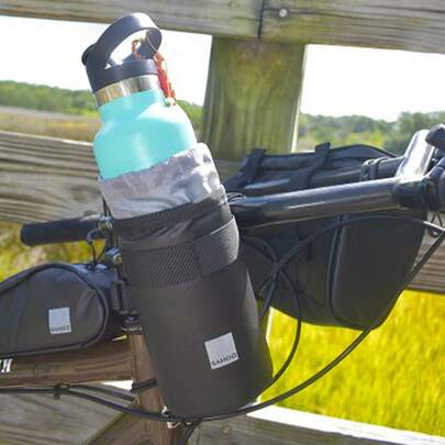 Large Capacity Waterproof Bike Water Bottle Bag Insulated Cycling Tool Pouch For Road Mountain Outdoor Bikes