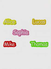 COMMERCIAL LICENSE | Digital STL File Download | Personalized Pencil Topper Name | Custom Name Pencil Topper | 3D Print School Accessory - Multicolor - View 7