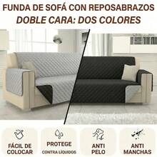 SERAPHINEX Couch Cover - Black + Light Gray - View 2