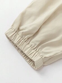 Balabala Bộ quần áo 2 món cho trẻ em, chất liệu mềm mại, thoáng khí, thời trang, thoải mái, thích hợp mặc hàng ngày vào mùa hè năm 2026. - tông màu trắng xanh - Xem 6