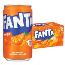 Fa*Nta Orange Soda Can 7.5 Fl Oz 10 Pack - Orange - View 7