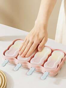 Khuôn làm kem, khay làm đá, kem que tự làm, máy làm đá viên cho trẻ em - Nhiều màu - Xem 10