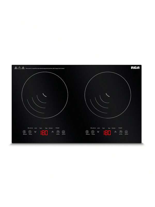 RCA Parrilla de Inducción de Cristal Templado (2 Quemadores) RC-12A4