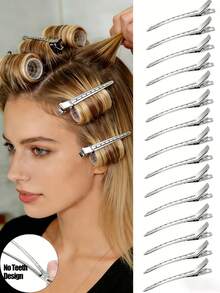 12 keping Klip Buaya Logam, Klip Pemotong Wanita, Klip Rambut Panjang Perak, Klip Buaya Untuk Besi Pengeriting Rambut, Sesuai Untuk Pengeriting Rambut Tebal, Kegunaan Salun, Klip Cakar Busur DIY, Klip Rambut, Aksesori Rambut, Aksesori Kepala, Jepit Rambut, Musim Panas, Percutian, Perjalanan - Pelbagai warna - Lihat 14