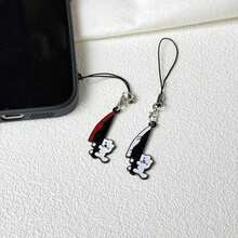 1/2pcs Cute Bear Kitchen Decor Phone Charm, Phone Accessory Pendant, Holiday Decoration, Elegant USB Charm Suitable For Smartphones - Multicolor - View 5