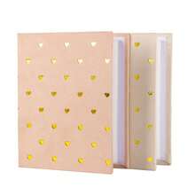 (Each Book Can Hold 100 Photos) Cute Little Heart Series 6-Inch 100-Page Photo Album, 4D, 6-Inch Laminated, 50 Inner Pages, Baby Memory Book, Photo Album - Large 6-inch Photo Album - View 6