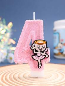 Delicate Melting Brain Candle, DIY Puzzle Monster Abstract Candle, Party Favors, Cake And Dessert Decorative Candles, Anniversary Number Candles - Multicolor - View 7