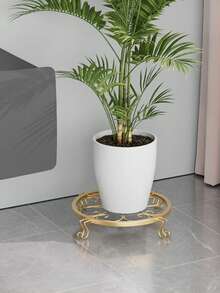 Outdoor Metal Plant Stand, Flower Pot Rack, Heavy Duty Metal Plant Stand Made Of High-Strength Rust-Proof Coated Iron, Indoor Plant Stand Suitable For Garden, Balcony, Home Kitchen, Perfect For Placing Heavy Items Like Large Potted Trees, Whiskey Barrels And Garden Decor, Multi-Purpose Placement - A - View 5