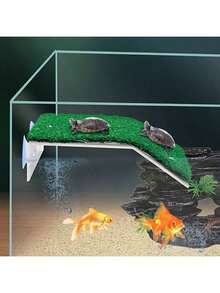 1个乌龟晒太阳、晾干、休息区，带小型吸盘的攀爬梯，水族箱装饰 - 彩色 - 查看 3