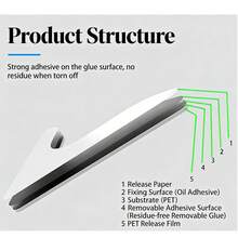 Carpet Anti-Slip Tape, Waterproof Reusable Double-Sided Adhesive Carpet Gripper - Multicolor - View 2