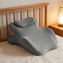 Rgonomic Memory Foam Wedge Pillow, 27° Angled Support For Neck, Back, Waist  Leg Pain Relief, Multi-Position Prone Pillow With Removable Cover - Grey - View 5