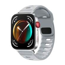 1 Dây đeo thoáng khí tương thích với đồng hồ Watch Fit 3, dây đeo thể thao tương thích với Watch Fit3/4/4Pro, vòng đeo tay silicon có thể thay thế. - Phù hợp với3/4/4Pro - Xem 9