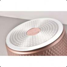 12-Piece Non-Stick Ceramic Coated Cookware Set For Gas And Induction - ROSE - View 5