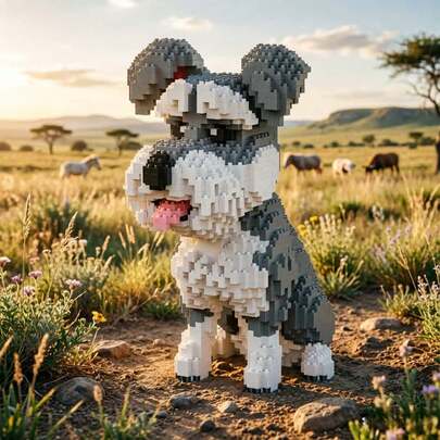 Bộ xếp hình mini 2000 mảnh chủ đề chó dễ thương, đồ chơi lắp ráp mô hình 3D tự làm. Thiết kế mô phỏng cao với nhiều kiểu dáng khác nhau, bao gồm chó Husky, Dachshund và Corgi. Hoàn hảo cho những người yêu chó và những người đam mê xếp hình. Giúp cải thiện sự khéo léo của ngón tay và kích thích sự sáng tạo. Một lựa chọn tuyệt vời để trang trí nhà cửa, làm quà tặng sinh nhật và ngày lễ.