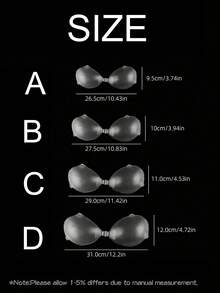 1 Pair New 3D Transparent Silicone Adhesive Bra Straps, Removable Invisible Bra Straps Suitable For Swimwear, Wedding Dresses And Backless Dresses - Multicolor - View 10