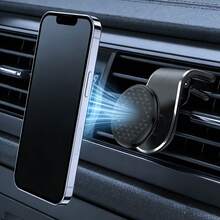Magnetic Car Air Vent Mount, Strong Magnetic Attachment Stable & Shock-Proof, 360° Rotation Multi-Angle Adjustment, Vent-Mounted No Space Occupied, Multi-Scenario Applicable, One-Hand Operation For Navigation & Video Watching - A - View 6