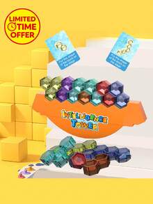 六面平衡塔：一款培养儿童思维能力的趣味桌面游戏。这款家庭策略游戏适合2-4名玩家，老少皆宜。标准版采用耐用的ABS材料制成，是家庭聚会的理想之选。 - 多元 - 查看 2