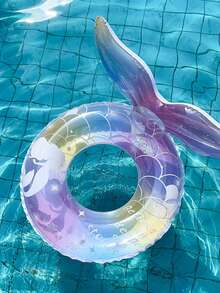 1 chiếc phao bơi PVC sọc xanh dương bơm hơi dùng cho hồ bơi và bãi biển, phao bơi có tay cầm màu xanh dương mới, phao bơi bơm hơi màu trắng và xanh dương, thích hợp cho mùa hè, bãi biển, hồ bơi và các dịp khác, bền và dày dặn - Phao bơi sọc cổ điển màu xanh dương và hồng, vật dụng không thể thiếu cho hồ bơi gia đình và các bữa tiệc bãi biển. - Nhiều màu - Xem 11